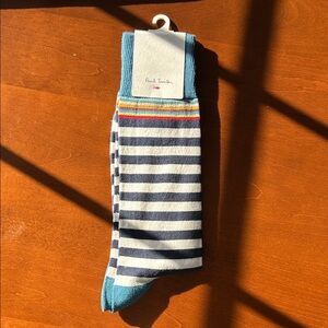 Paul Smith Men's Multicolor Striped Socks